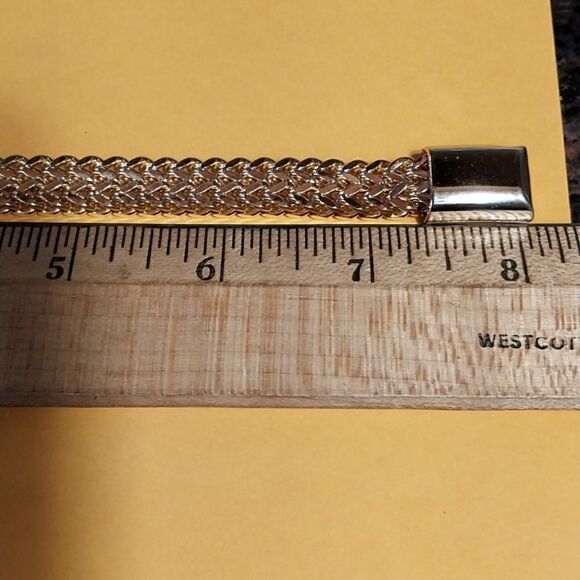 UNISEX Magnetic  Titanium Herringbone Bracelet.NEW - Picture 2 of 7